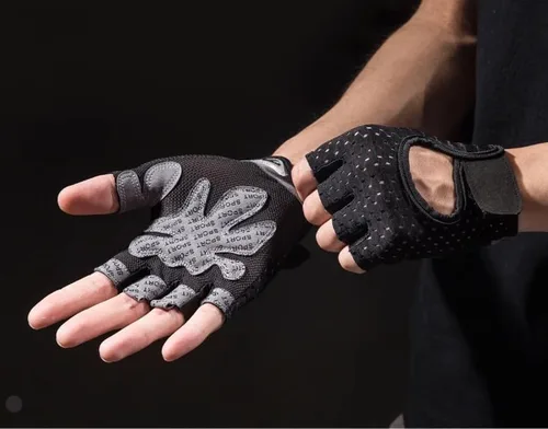 Vista 8 de INOGIH Guantes de gimnasio ligeros y transpirables sin dedos para mujer, guantes de entrenamiento para ejercicio y crossfit
