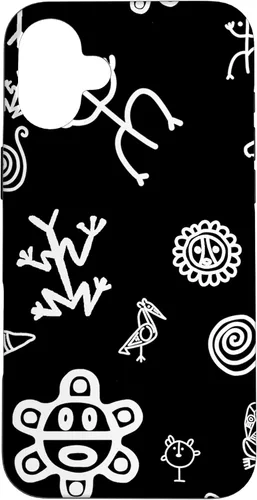 Vista 23 de Simbolos Tainos Tallados Indios de Puerto Rico Boricua Pride - Carcasa para iPhone 17