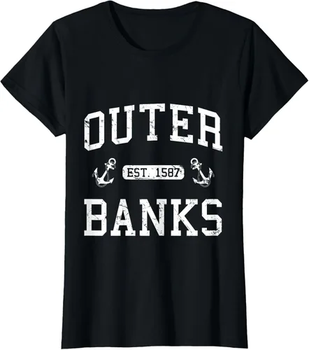 Vista 23 de Out-Banks NC North Carolina - Camiseta