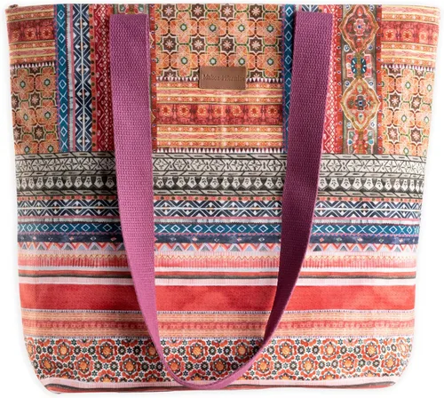 Vista 42 de Maison d' Hermine - Bolsa de lona de algodón reutilizable para mujeres, con asa para el hombro, bolsas a granel para compras y viajes