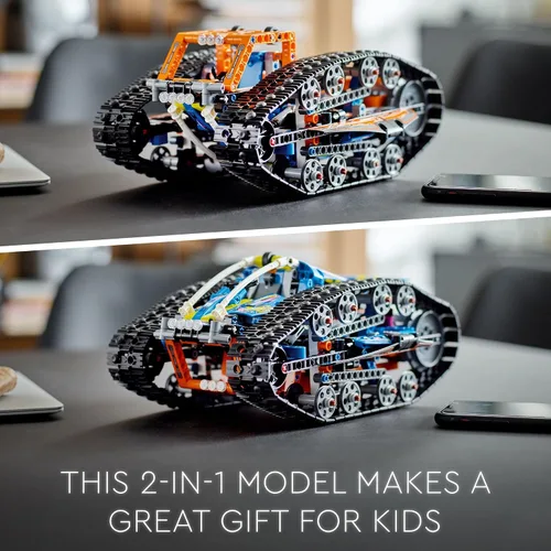Vista 6 de Lego Technic - Vehículo de transformación controlado por aplicación 42140, auto de control remoto todoterreno, kit de construcción de automóvil que