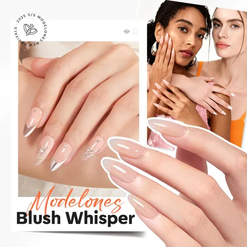 Vista 6 de modelones Builder Nail Gel HEMA-Free Neutral Nude Builder Strengthener