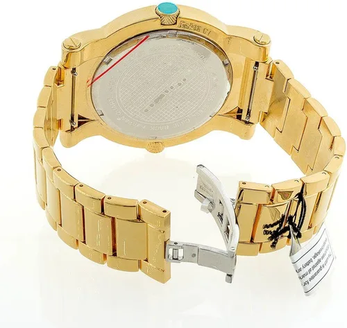 Vista 5 de CANADA MJ-1226. 57.55 MM . REDONDO Reloj de diamantes para hombre. (Amarillo), Amarillo, Cronógrafo
