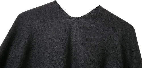 Vista 4 de Urban CoCo - Poncho de colores para mujer, chal con frente abierto, bloqueo