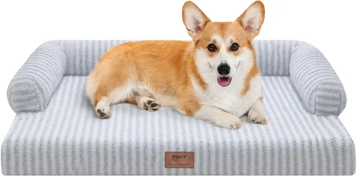 Vista 22 de Cama pequeña para perros y sofá para gatos, camas ortopédicas impermeables para perros pequeños, cama para gatos, sofá para mascotas cómodo
