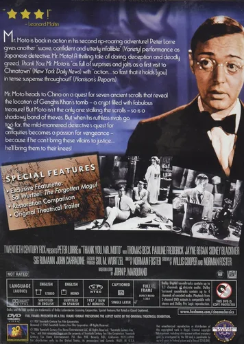 Vista 2 de Thank You Mr. Moto (Region One USA DVD)