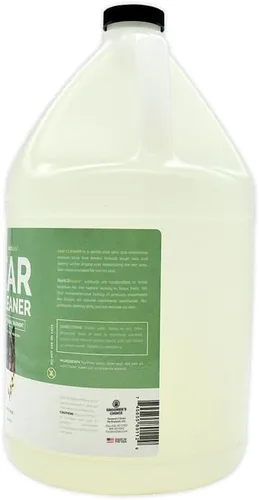 Vista 2 de Bark 2 Basics - Limpiador de oídos para perros, 1 galón, totalmente natural, hamamelis, base suave de extracto de aloe vera y manzanilla, rompe a