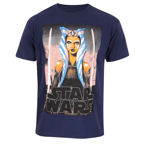 Vista 2 de Camiseta de Manga Corta Star Wars White Blades Azul Unisex
