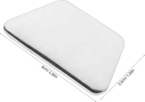 Vista 2 de 5 férulas nasales de aluminio, soporte externo adhesivo