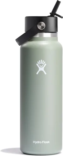 Vista 61 de Hydro Flask de boca ancha con tapa Flex de pajita de 24 onzas Agave