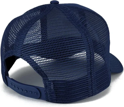 Vista 2 de Gorra de béisbol de camionero con parche de bandera de EE. UU