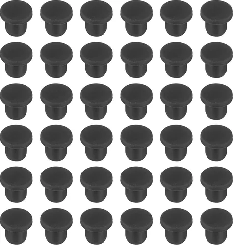 Vista 83 de MECCANIXITY - Tapones de silicona en forma de T (26mm, 1 pulgada de diámetro), color negro