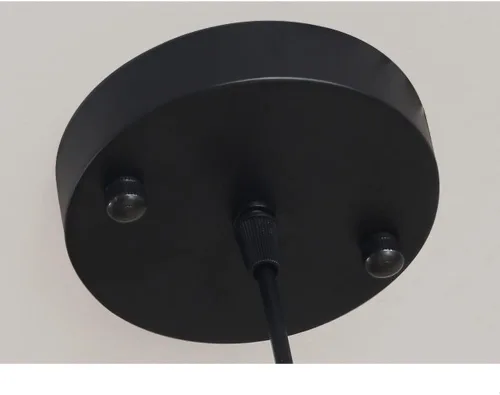 Vista 5 de Lámpara colgante de cristal nórdico, lámpara colgante de una sola cabeza, lámpara de metal ajustable para isla de cocina, sobre fregadero y baño