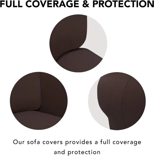 Vista 3 de PureFit Super Stretch Sofa Slipcover – Spandex Non Slip Soft Couch Sofa Cover, Washable Furniture Protector with Non Skid Foam and Elastic Bottom