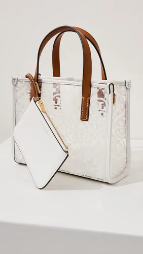 Vista 4 de Tory Burch Mini bolso cuadrado T Monogram TPU para mujer