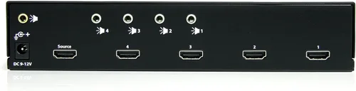 Vista 3 de StarTech.com Divisor HDMI 1 en 4 salidas - 1080p - 4 puertos -soportes de montaje - 1.3 audio - HDMI multi puerto - divisor de audio HDMI