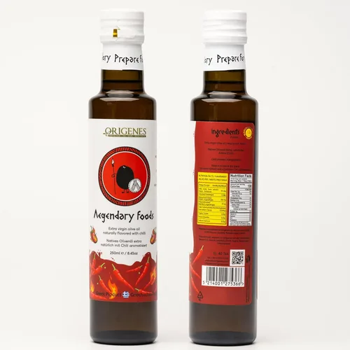 Vista 7 de Paquete de 2 aceite de oliva con sabor virgen extra, 1 botella de infusión de limón, 1 botella de AOVE con infusión de naranja, prensado en frío