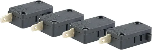 Vista 5 de 5 unids 15A 250V Micro interruptor de conexión única Mini interruptor de límite para puerta de horno microondas