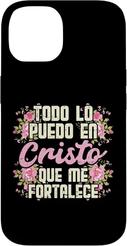 Vista 4 de Todo Lo Puedo En Cristo God Jesus - Funda de regalo cristiana para iPhone 17