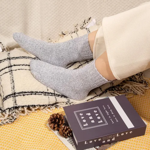 Vista 5 de iCamter Womens Wool Socks Soft Super Thick Warm Socks for Women Thermal Winter Socks for Gifts