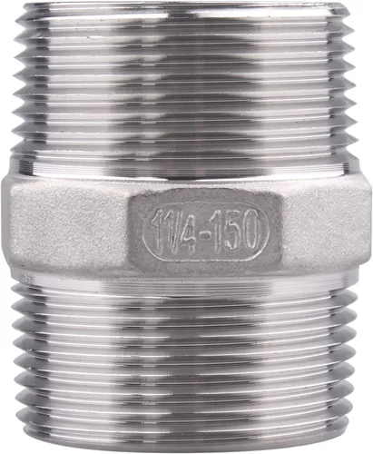 Vista 20 de Boquilla hexagonal macho NPT de 1 pulgada - DERPIPE acero inoxidable 304 roscado para kit de preparación, aplicación de tuberías caseras