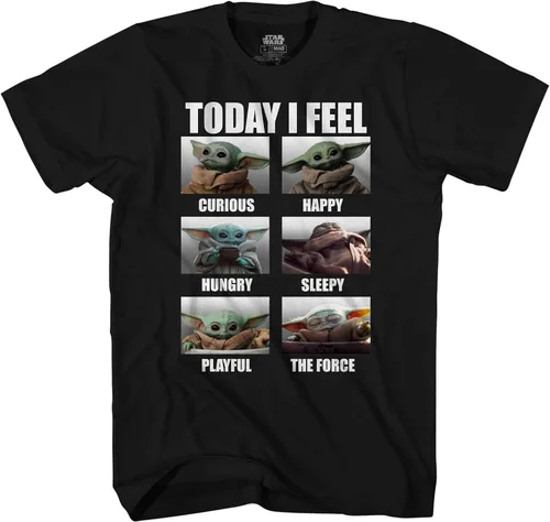 Vista 5 de Star Wars The Mandalorian The Child Baby Yoda Today I Feel Camiseta