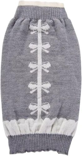 Vista 21 de Suéter de dos patas de algodón acanalado para Halloween, cuello alto a rayas alces estampado de Navidad para Teddy, Chihuahua, Shih Tzu, Yorkshire