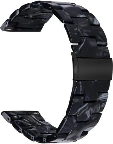 Vista 2 de Resin Watch Band Compatible with Amazfit Active/GTS 3/GTS 4/GTR Mini/GTS 2/ GTS 2e/ GTS 2 Mini/GTS 4 Mini Bands, 20mm Replacement Adjustable Fenlv