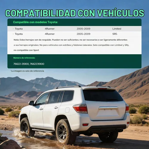 Vista 3 de YHTAUTO Guardabarros antisalpicaduras para Toyota 4Runner 2005-2009