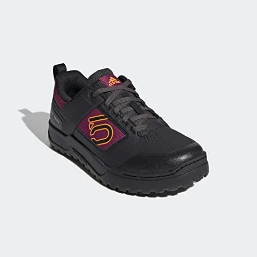 Vista 4 de Five Ten Impact Pro - Zapatos de ciclismo de montaña para mujer, Core BlackSignal OrangePower Berry