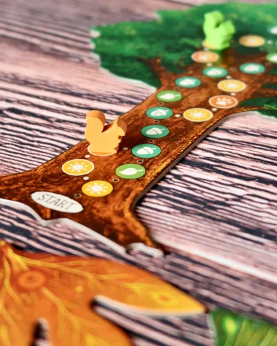 Vista 7 de Juego de mesa Leaf de Weird City Games, juego de mesa de estrategia