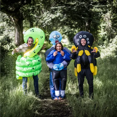 Vista 6 de Disfraz inflable de araña para adultos (talla única)