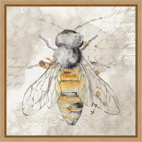 Vista 15 de Amanti Art Lienzo enmarcado para pared, 16 x 16 pulgadas, abeja reina II por Eva Watts, lienzo enmarcado para pared, obras de arte de animales