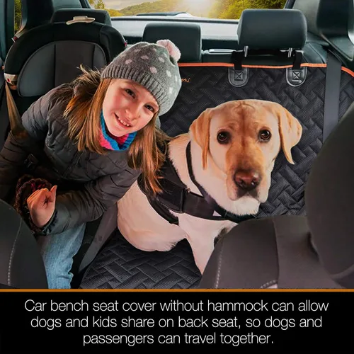 Vista 9 de Funda de asiento trasero resistente para camión, 100% impermeable y sin olor, protector de asiento de perro para F150 F250 Chevy Silverado Ram