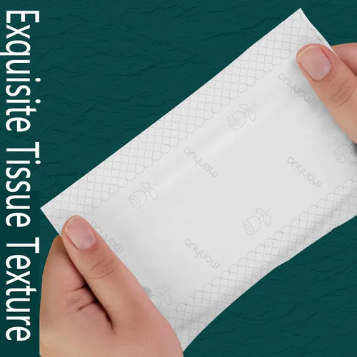 Vista 6 de Paquete de 6 pañuelos faciales suaves desechables, servilletas pequeñas, papel higiénico, funda de bolsa no caja, material de fibra de pulpa de 4