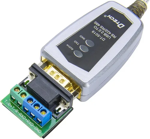 Vista 2 de DTECH Cable Adaptador Convertidor de Puerto Serie USB a RS422 RS485 con Chip FTDI Compatible con Windows 11 10 8 7 XP Mac -1.5 Pies