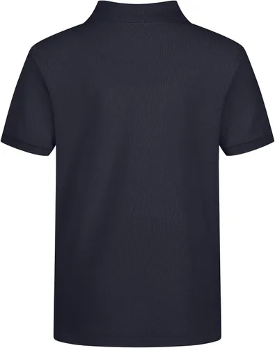 Vista 2 de Nautica Camisa polo de manga corta para uniforme escolar grande, cierre de botón, tela de piqué cómoda y suave