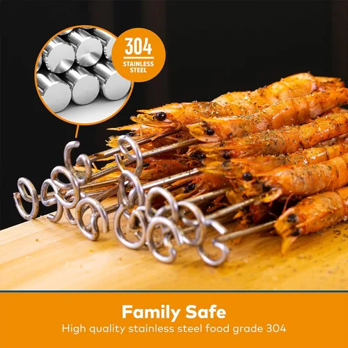 Vista 4 de Goldlion Soporte de brocheta compatible con Instant Pot 6 cuartos de galón accesorios para freidora de aire con tapa crujiente