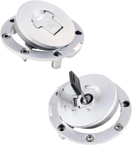 Vista 5 de Llave de bloqueo del interruptor de encendido de la tapa del tanque de combustible compatible con Honda 2004 2005 2006 2007 CBR 1000RR 2003-2006