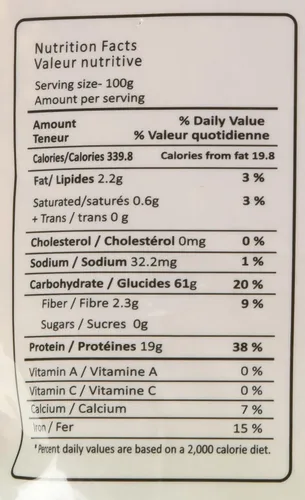 Vista 4 de Khazana Guisantes de paloma divididos Toor Dal orgánico 112oz/7lbs