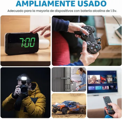 Vista 6 de BONAI AAA Baterías recargables 24 unidades, 1100mAh 1.2V Ni-MH alta capacidad triple A batería