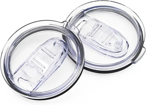 Vista 8 de 1 tapa de repuesto para vaso de 40 onzas, solo compatible con vaso de acero inoxidable Silver Buffalo, reutilizable, a prueba de derrames, apto