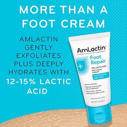 Vista 3 de Amlactin, terapia de crema de pies, 3 oz, NA, 2, 2