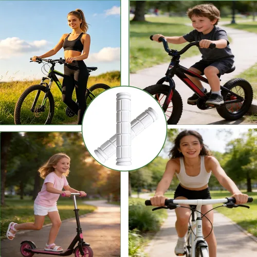 Vista 44 de 2 pares de empuñaduras para manillar de bicicleta para bicicletas
