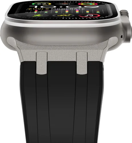 Vista 12 de NewWays AP - Correa de lujo para Apple Watch Ultra de 1.929 in 1.811 in 1.772 in 1.732 in 1.654 in 1.614 in 1.575 in 1.496 in para hombres