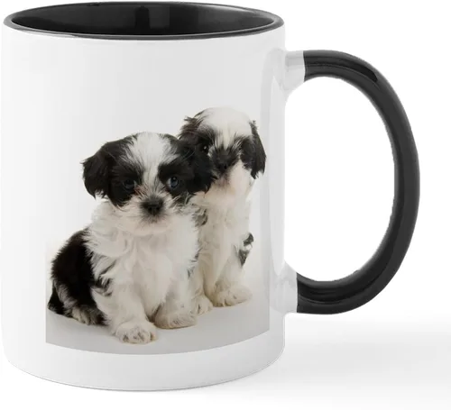 Vista 43 de CafePress Angel Shih Tzu In Clouds Taza de café de cerámica de 11 oz (11.0 fl oz)