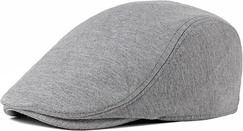 Vista 9 de XYIYI Hombres Newsboy Cap Algodón Boina Sombrero Flat Ivy Gatsby Driving Cabbie Cap