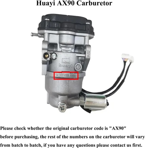 Vista 2 de Chikia Huayi AX90 Carburador compatible con Cub Cadet 651P06495 XT1 LT42 IntelliPower Model13A6A9CS010 547cc AX90 HUC AX90HUB AX90HUB AX90HUA AX90HU