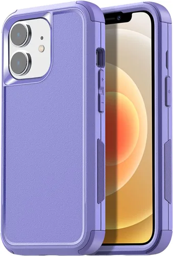 Vista 12 de AICase Funda resistente para iPhone 12/iPhone 12 Pro, protección de grado militar duradera de 3 capas apta para bolsillos, cubierta protectora a