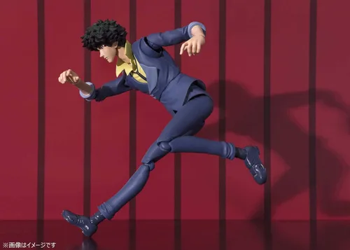 Vista 10 de Bandai Tamashii Nations S.H. Figuarts Spike Spiegel "Cowboy Bebop" Figura de acción, Multicolor